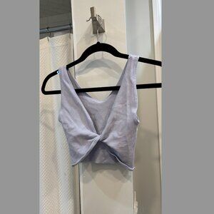 Out From Under Wrap It Up Twist-Front Seamless Knit Tank Top